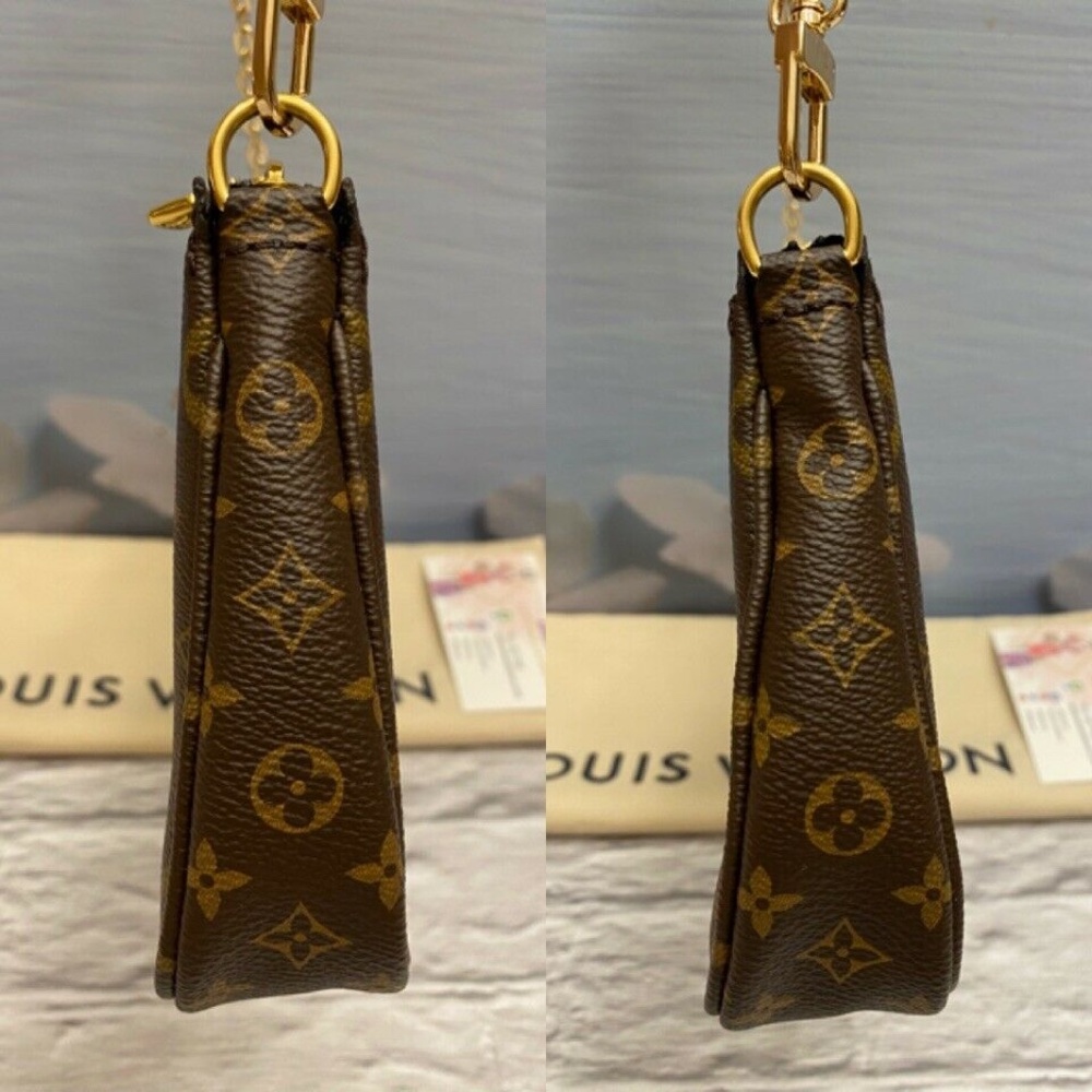 ❤️‍🩹SOLD❤️‍🩹 NEW Louis Vuitton Multi Pochette Accessories MNG Purse Wristlet - Picture 4 of 12